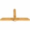 Ekena Millwork Eugene Rough Sawn Timber Gable Bracket, Western Red Cedar, 72"W x 39"H x 4"D x 6"F, 13/12 Pitch GBW072X39X0406EUG00RWR - alternate 2